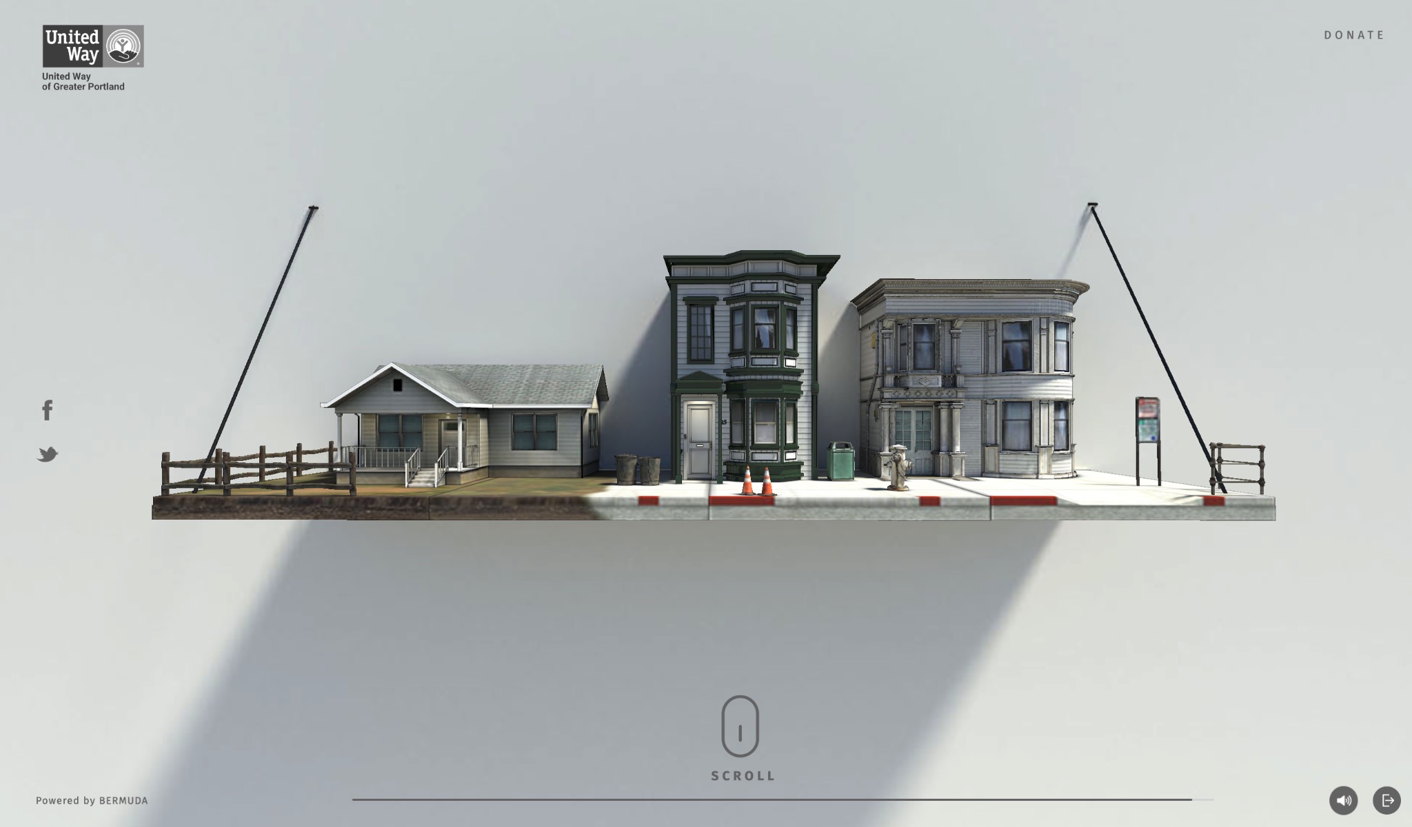 United Way interactive website creative direction and UX design